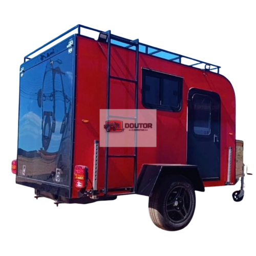 Mini Trailer Vermelho